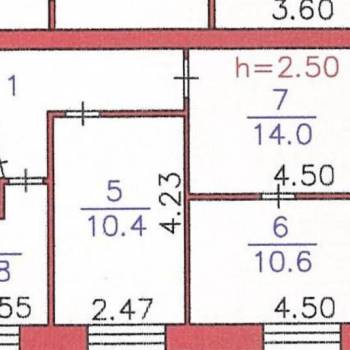 Продается 3-х комнатная квартира, 52 м²