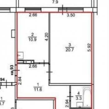 Продается 3-х комнатная квартира, 60,3 м²
