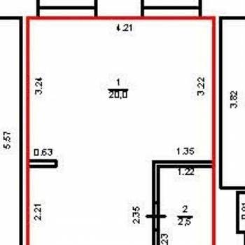 Продается 1-комнатная квартира, 23,5 м²
