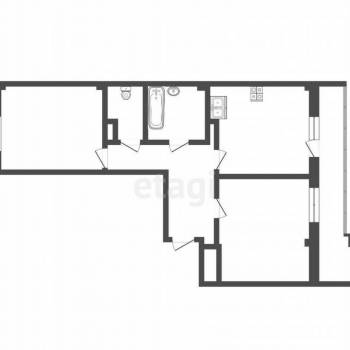 Продается 2-х комнатная квартира, 59 м²