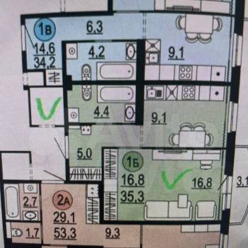 Сдается 1-комнатная квартира, 37 м²