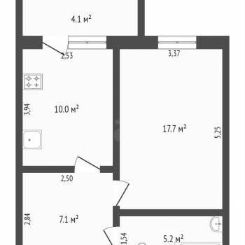 Продается 1-комнатная квартира, 40 м²