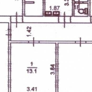 Продается 1-комнатная квартира, 13,1 м²