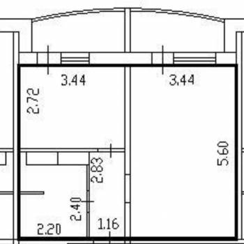 Продается 1-комнатная квартира, 38 м²